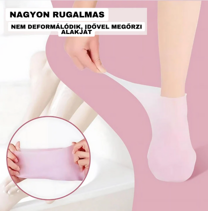 Hidratáló szilikonos lábápoló zokni (1+1 INGYEN)